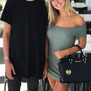 Off the shoulder dress